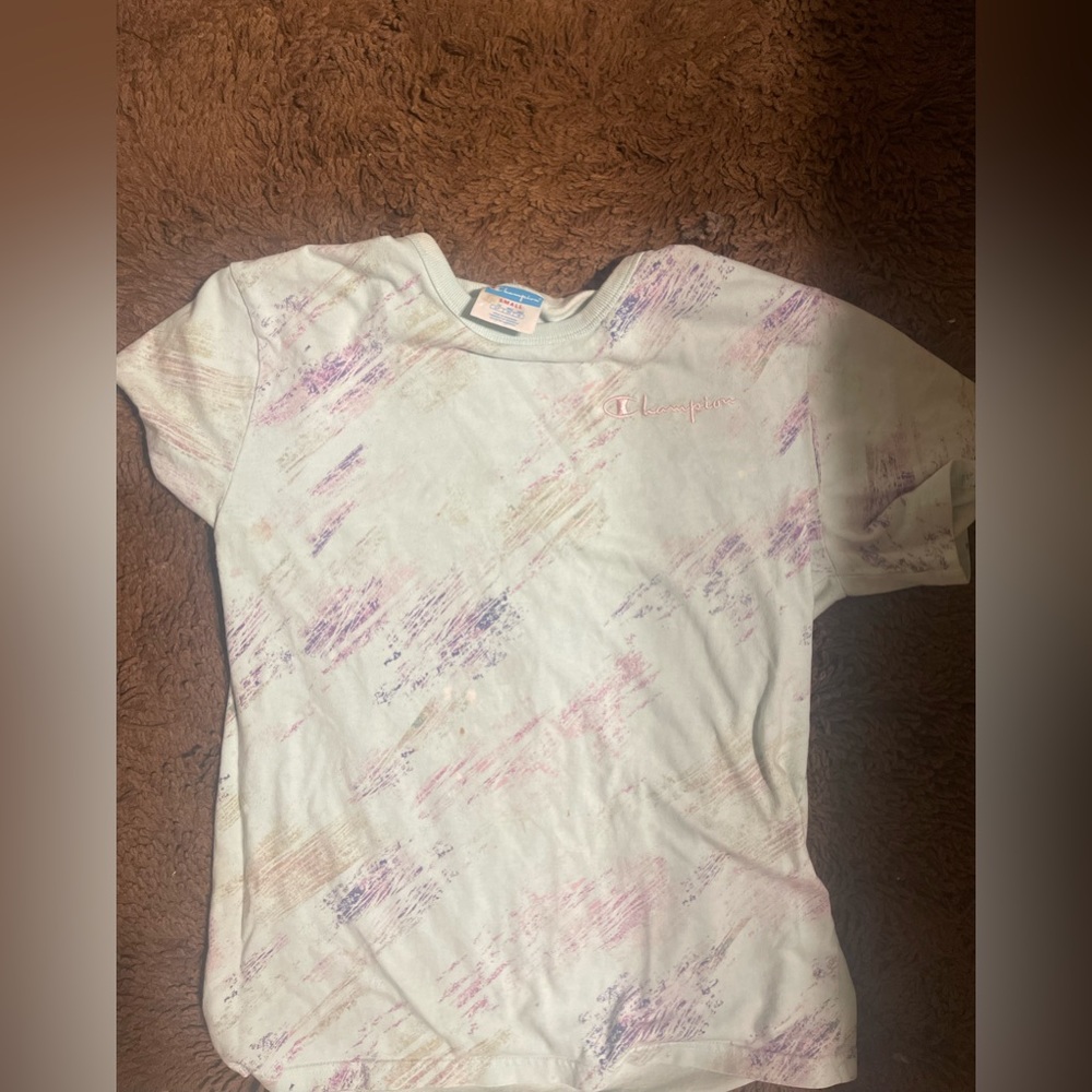 Champion, cloud tie dye tee